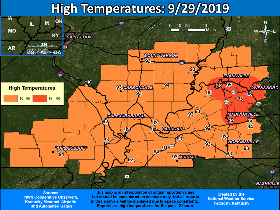 Late September/Early October Record Setting Heat 2019